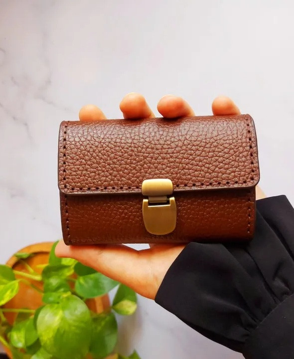 جاکارتی چرمی مدل آکاردئونی