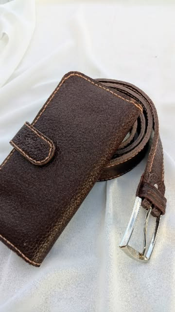 ست کیف پول و کمربند مردانه