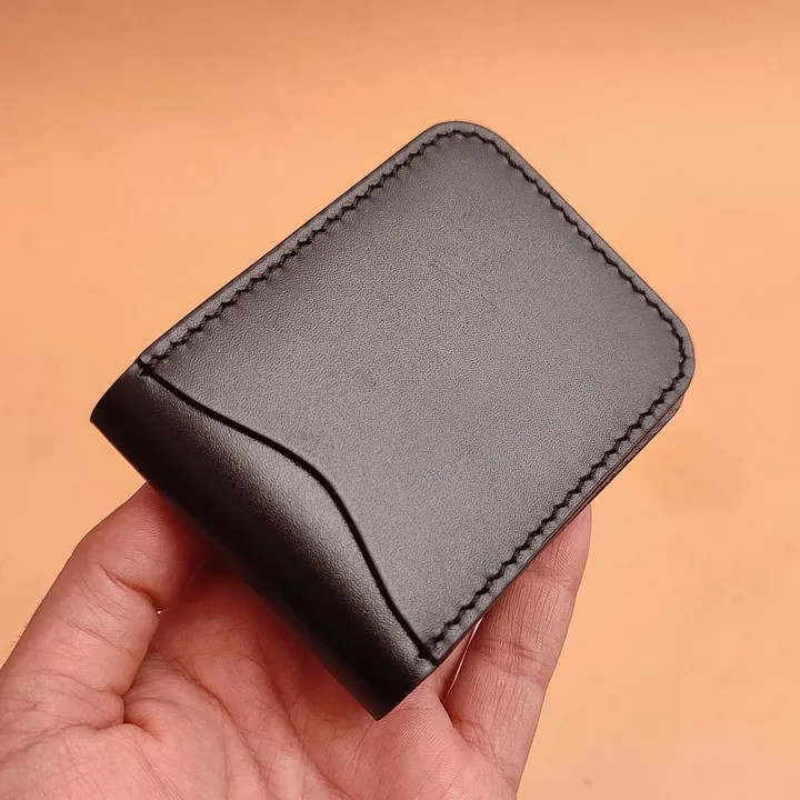 جاکارتی کوچک چرمی دستدوز مدل تاشو