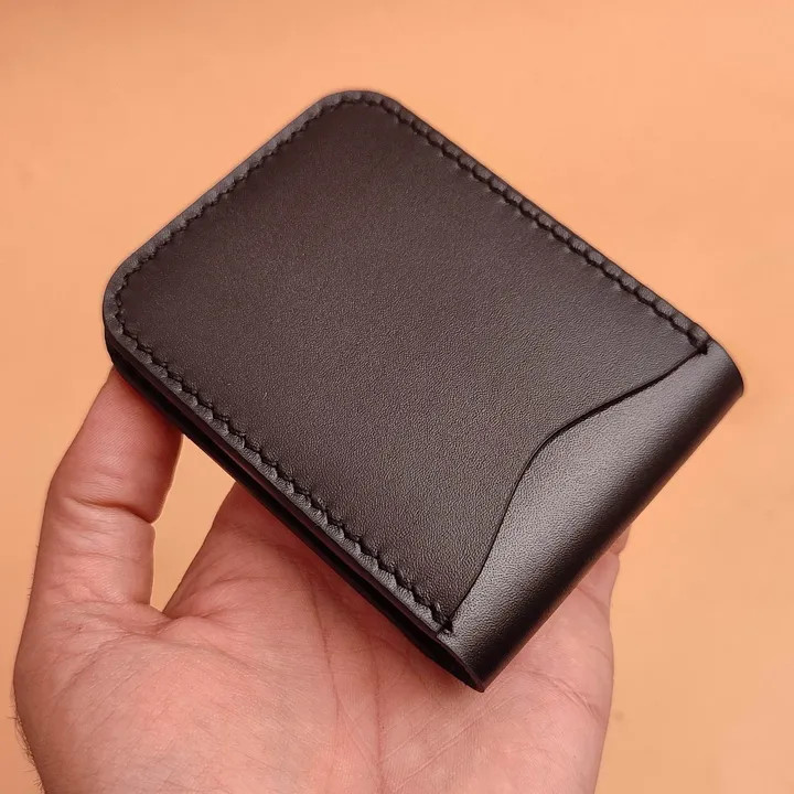 جاکارتی کوچک چرمی دستدوز مدل تاشو